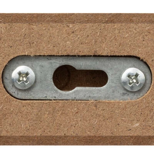 Półka narożna Fixy okrągła szara