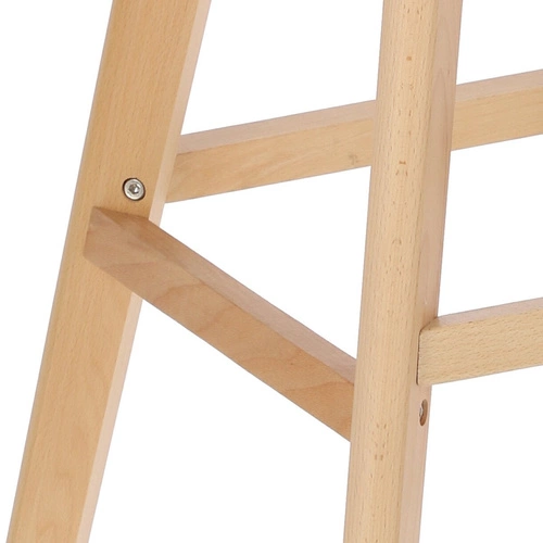 Stołek barowy Norden wood high czarny