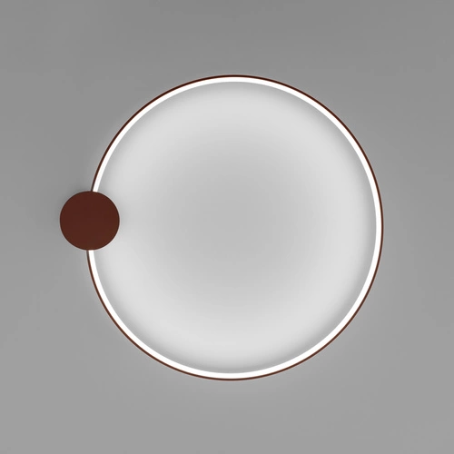 Plafon sufitowy LED RIO 78 okrągły czerwony nowoczesny do salonu i kuchni Thoro