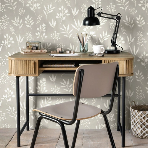 Lampka biurkowa Bren Atmosphera czarna metalowa klasyczna z regulowanym ramieniem na baterie