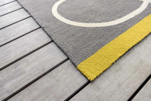 Dywan zewnętrzny Giant Linear Stem Slate 250x350 nowoczesny geometryczny na taras łatwoczyszczący