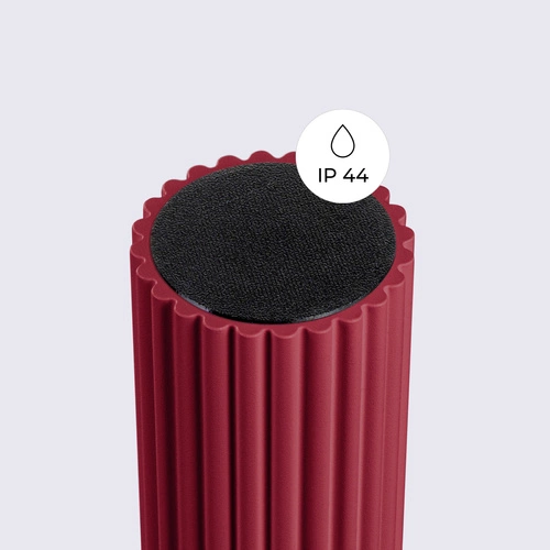 Plafon sufitowy HALO burgund okrągły szklany nowoczesny IP44 do salonu i kuchni SOLLUX