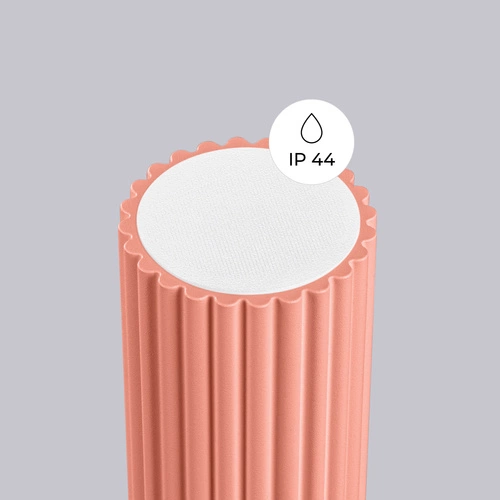 Plafon sufitowy HALO nowoczesny okrągły różowy IP44 do łazienki i salonu szklany