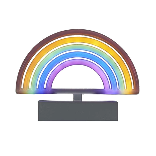 Lampka nocna LED Rainbow Intesi nowoczesna bezprzewodowa biała do pokoju dziecięcego