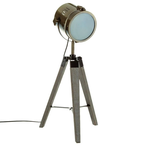 Lampa stołowa Ebor miedź 68cm