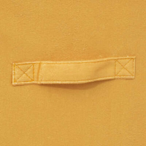 Pudełko składane do regału 31x31 Velvet żółte z uchwytem, nowoczesne 5five simply smart