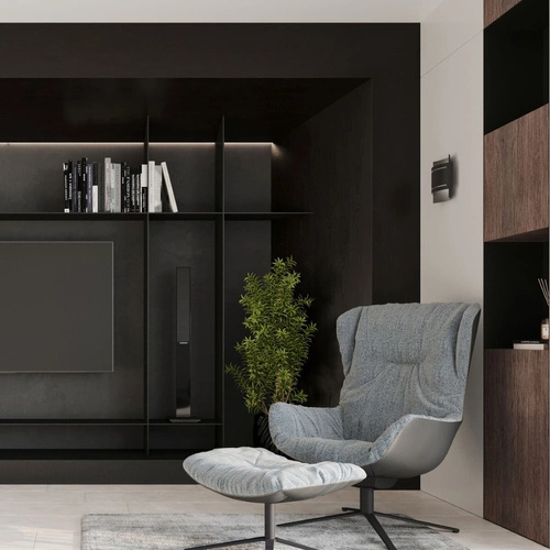 Kinkiet ścienny Hestia czarny nowoczesny metalowy do salonu i sypialni Sollux Lighting