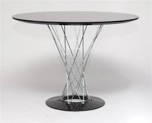 Stół Cyklon inspirowany Cyclone czarny