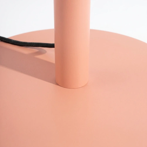 Lampa stojąca do salonu TRANG nowoczesna LED brzoskwiniowa 150 cm