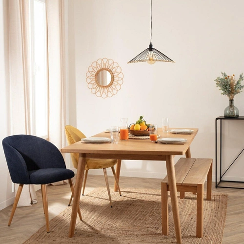 Lampa wisząca Alara czarna nowoczesna regulowana do salonu nad stół 45 cm Atmosphera