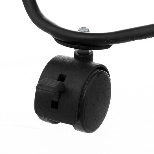 Mayaj metalowy wózek kuchenny na kółkach czarny, pojemny stolik mobilny do kuchni