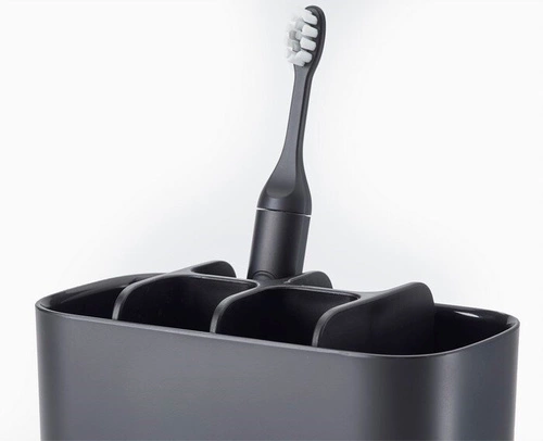 Joseph Joseph EasyStore czarny organizer na szczoteczki do zębów do łazienki, duży, nowoczesny