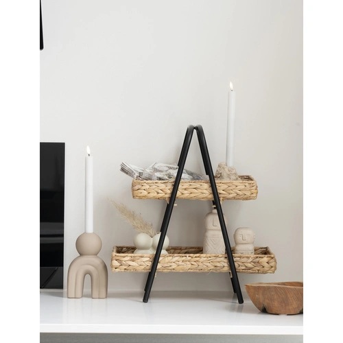 Taca prostokątna dwupoziomowa Alfaro boho do serwowania House Nordic 42 cm