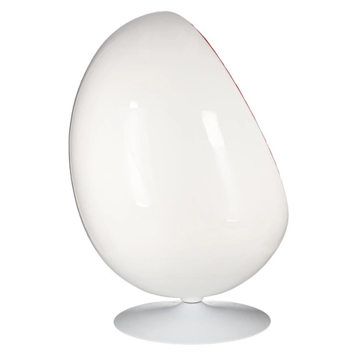 Fotel jajo Ovalia Chair inspirowany Ball Chair nowoczesny obrotowy do salonu biura wełna