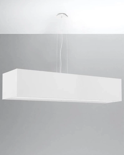 Żyrandol SANTA biały nowoczesny 5-punktowy do salonu i jadalni Sollux Lighting 120 cm