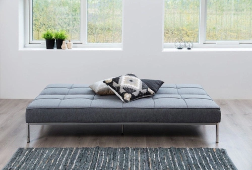 Sofa rozkładana z funkcją spania Perugia VIC 3 osobowa welwetowa różowa do salonu Actona