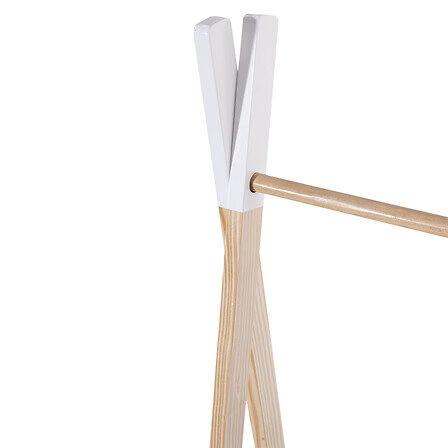 Wieszak stojący dziecięcy z drewna sosnowego Tipi Atmosphera do pokoju dziecięcego