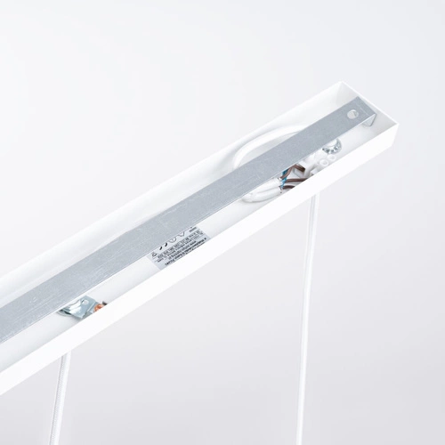 BRINA 3L nowoczesna biała lampa wisząca do salonu i jadalni potrójna SOLLUX