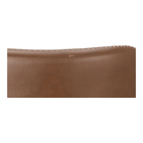 Krzesło barowe Lois PU brązowy Outlet