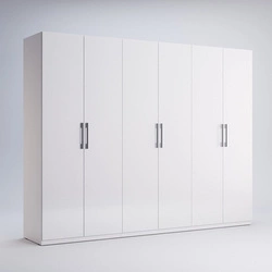Szafa Flory 6 drzwi biała połysk