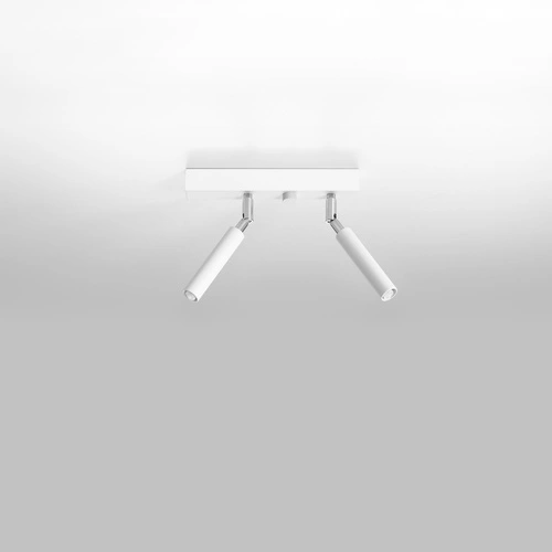 Plafon sufitowy nowoczesny Eyetech 2 biały metalowy do kuchni i salonu Sollux