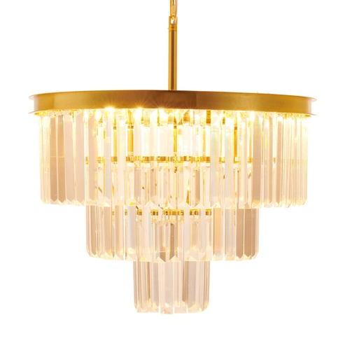 Lampa sufitowa SPLENDORE złota 50 cm glamour do salonu i jadalni Step into Design