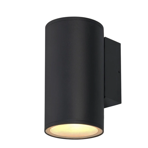 Kinkiet zewnętrzny Primula lampa  ogrodowa elewacyjna tuba 14,5x20,4cm czarny 1x60W E27 PAR30 IP65