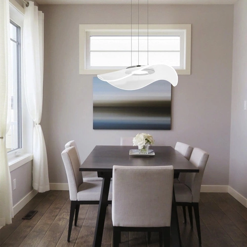 Lampa sufitowa LED Velo no.1 chrom regulowana nowoczesna do salonu ALTAVOLA DESIGN