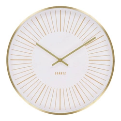 Zegar Takamaka 40cm złoty/biały