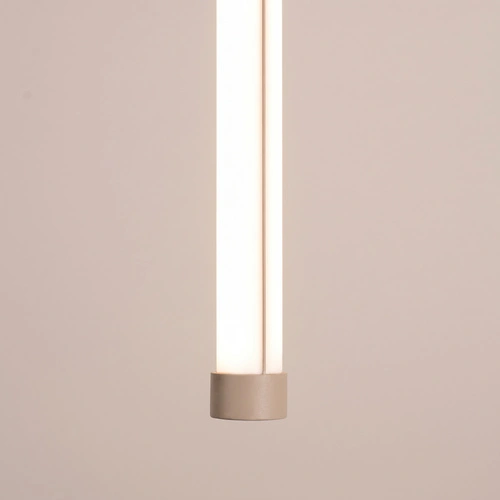 Lampa wisząca TRANG LED taupe regulowana nad wyspę do kuchni