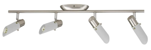 Lampa sufitowa Trendi listwa 4x9W E14  energo nikiel mat