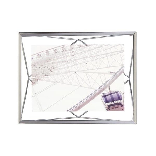 Ramka na zdjęcia 13x18 Prisma Umbra srebrna metalowa stojąca i wisząca nowoczesna