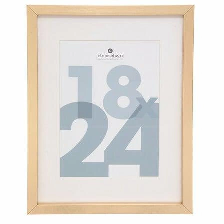 Ramka na zdjęcia 18x24 złota Manu Atmosphera do powieszenia i postawienia glamour