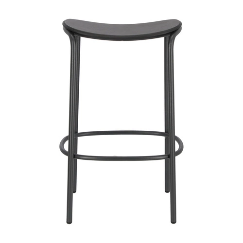 Hoker Trick wood nowoczesny czarny drewniany do kuchni i jadalni 65 cm SCAB Design