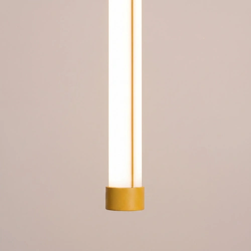 Lampa wisząca TRANG 75 LED żółta nowoczesna nad wyspę regulowana