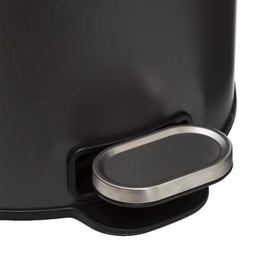 Kosz na śmieci do kuchni Delta 30l czarny nowoczesny z pedałem filtr węglowy 5five