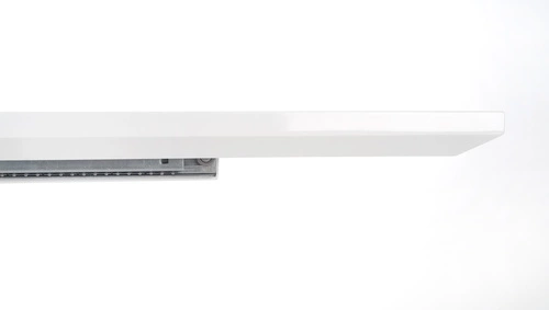 Stół rozkładany do jadalni Benno biały glamour 160-200 cm nowoczesny MDF metal Intesi