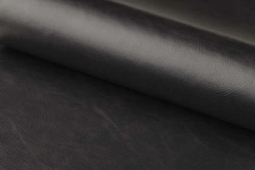 Hoker z oparciem Oregon Actona czarny regulowany obrotowy do kuchni i jadalni ekoskóra vintage