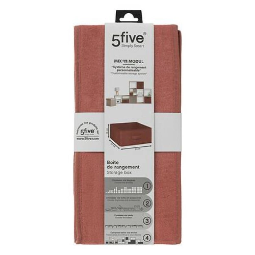 Pudełko do regału 31x15cm Velvet          czerwone