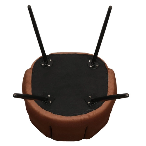 Krzesło Paume miedziane tkanina Velvet