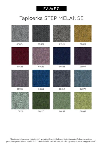 Pufa modułowa Snug FAMEG kwadratowa 80x80 cm wełniana na bukowych nogach do salonu