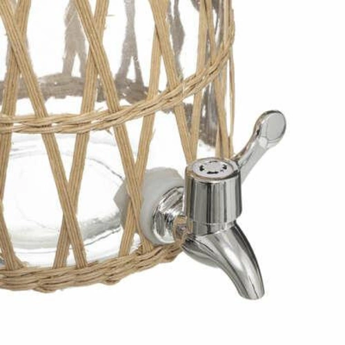 Szklany słój do napojów Indonésie 3,3l z kranikiem na lemoniadę i wodę na przyjęcia 5five