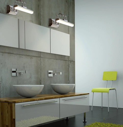 Kinkiet ścienny LED Gizel 7W chrom regulowany nowoczesny do łazienki i nad lustro CANDELLUX