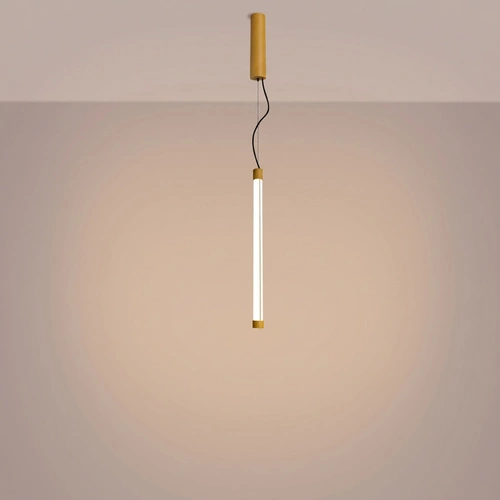 Lampa wisząca TRANG 50 żółta LED regulowana nad wyspę