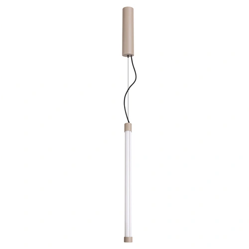 Lampa wisząca TRANG taupe LED regulowana nad wyspę do kuchni