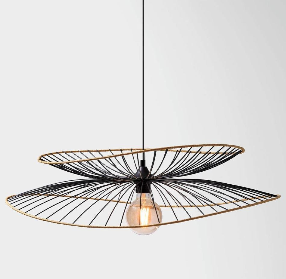 Lampa wisząca Alara czarna 69,5cm loftowa regulowana nad stół do salonu Atmosphera