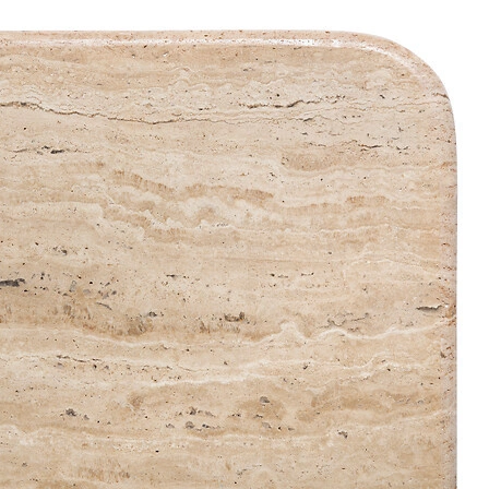 Stolik kawowy Jivan prostokątny trawertynowy do salonu nowoczesny skandynawski Atmosphera