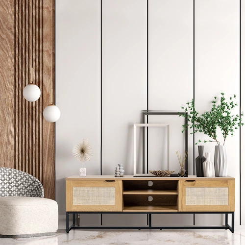 Zestaw mebli do sypialni Capri w stylu boho 