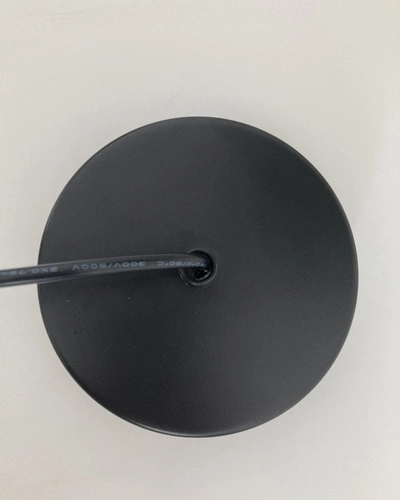 Lampa wisząca LED ELIPSE czarna 38 cm regulowana do salonu kuchni i jadalni