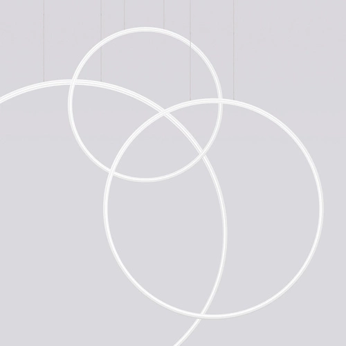 Lampa wisząca LED RIO 3 biała nowoczesna do salonu i jadalni nad stół Thoro